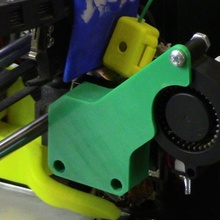 yaba Construir 3d impressora Wanhão cacoon ventilador monoprice makerselect duplicador i3 5015 adaptador crio 3d print model - Mito3D