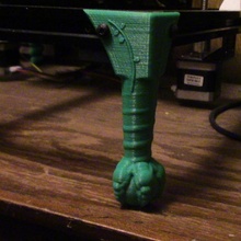spherical clawfoot tronxy x3 x3a build 3d printer legs 2020 3d print model - Mito3D