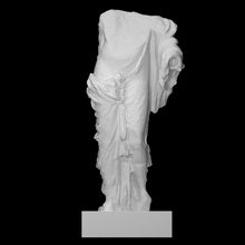 statue woman scan halfbody fragment 3d print model - Mito3D
