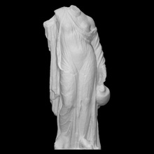 aphrodite water jar scan woman halfbody fragment 3d print model - Mito3D