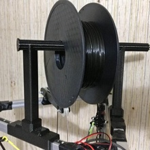 universal delta 2020 carrete soporte filamento apoyo indefenso tornillos construir 3d impresora 3d print model - Mito3D