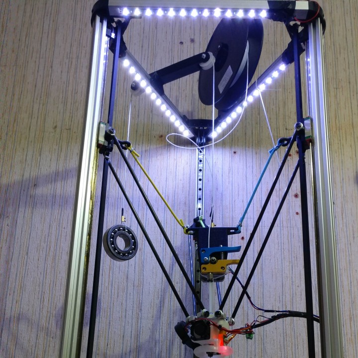 vôo extrusora delta impressoras Construir 3d impressora Kossel monte 2020 biqu xtremepower 3D print model - Mito3D