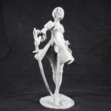nier automata 2b fan art action android figure game girl women video fanart 3d print model - Mito3D
