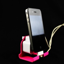 iphone charger phone stand gadgets & electronics 3d print model - Mito3D