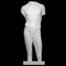 torso youth scan sculpture marble figurative fragment 3d print model - Mito3D