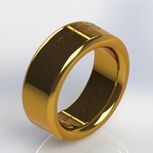 lotr anello ispirazione 3d print model - Mito3D