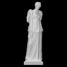 statue femme analyse demi corps 3d print model - Mito3D