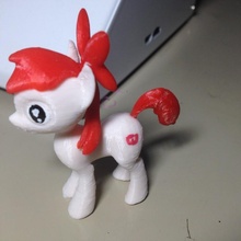 applebloom pony toys & games toy mlp 3d print model - Mito3D