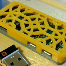 Ahududu pi basit durum kılıf gadget'lar elektronik 3d print model - Mito3D