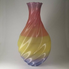 simple twirl vase & garden 3d print model - Mito3D
