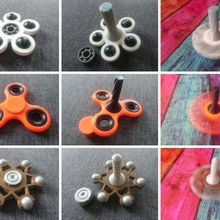 universal fidget spinner spinning converter toys & games adapter 3d print model - Mito3D