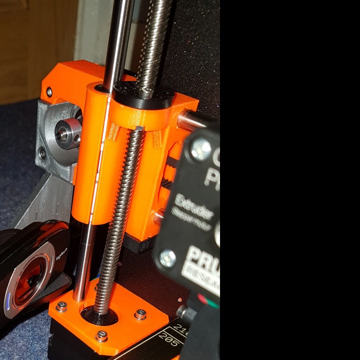 prusa i3 mk2s telecamera montare standard treppiedi costruire 3d stampante cameramount supporto per treppiede prusai2mk2s logitech c615 3D print model - Mito3D