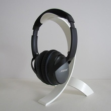 headphone stand gadgets & electronics accessory design desk office headphonestand headset arched 3d print model - Mito3D