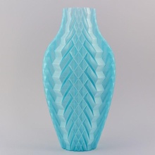 chromatic quantum vase & garden spiral monochromatic 3d print model - Mito3D