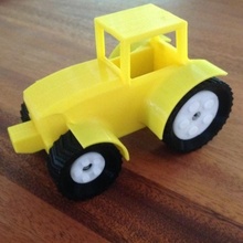 einrasten Bauernhof Traktor geringer Modifikationen Spielzeuge Spiele Spielzeug 3d print model - Mito3D