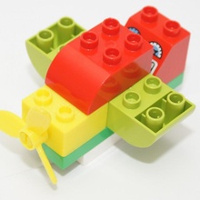 Duplo kompatibel Propeller Spielzeuge Spiele Lego 3d print model - Mito3D