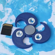 reinforced yin-yang fidget spinner m10 toys & games 3d print model - Mito3D