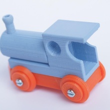 brio steam engine - upgrade assembled toys & games compatible 3d print model - Mito3D
