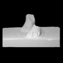 piedi statua kouros scansione 3d print model - Mito3D