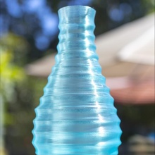 ripple vase & garden water organic drop rain spiralize droplet 3d print model - Mito3D