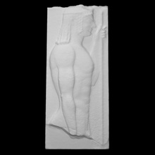 grave stele man relief scan funerary 3d print model - Mito3D