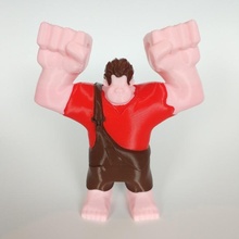 wreck-it ralph evavoo multi-color remix 3dmakernoob fan art wreck-it-ralph 3d print model - Mito3D