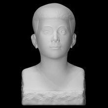 Vesika Konstantin Karl Zeren küçük taramak adam çocuk yarım beden 3d print model - Mito3D