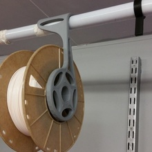 overhead spool holder closet rod build 3d printer filament 3d print model - Mito3D