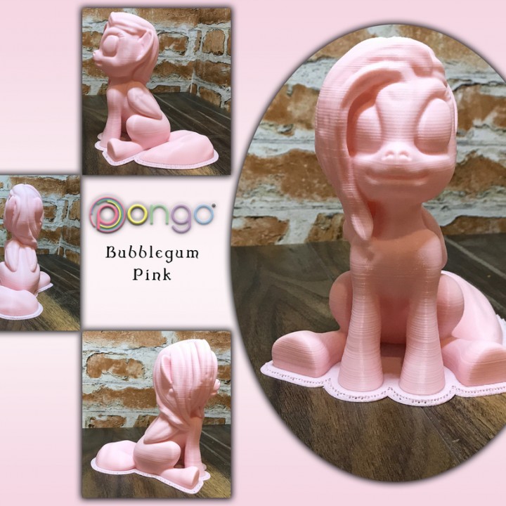 mlp based pegasus easy print supports toys & games unicorn nosupport pony 3D print model - Mito3D