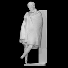 statua efebo giovane atleta scansione uomo metà corpo 3d print model - Mito3D
