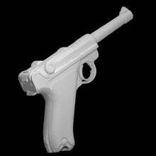 alemán luger pistola escanear ww2 3d print model - Mito3D