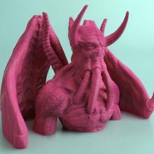 cthulhu concetto fan art libro zbrush storia thecallofcthulhu 3d print model - Mito3D