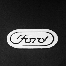 Ford logo hayran Sanat 3d print model - Mito3D