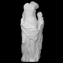 statue nymph grace scan woman halfbody 3d print model - Mito3D