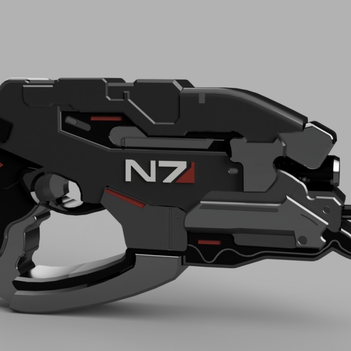 n7 eagle- mass props & cosplay gun pistol replica masseffect 3D print model - Mito3D
