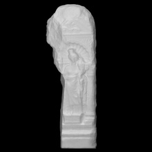 columna pedestal relieves personificando Roma Tesalónica escanear arquitectura alivio 3d print model - Mito3D