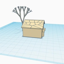 ev ağaç tinkercad 3d print model - Mito3D