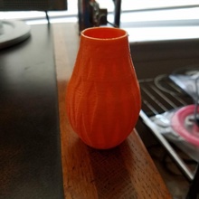 spin vase & garden cup spiral 3d print model - Mito3D