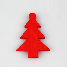 simple christmas tree & garden xmas festive 3d print model - Mito3D