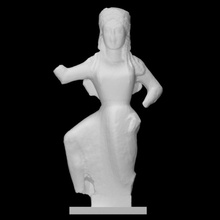 Statue Nike Scan Frau halber Körper 3d print model - Mito3D