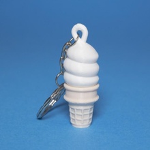 soft serve charms jewellery candy charm container icecream keychain mini necklace miniature jewelry cone dessert softserve 3d print model - Mito3D