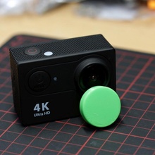 21mm lente boné eken h9 ultra hd 4k açao Câmera aparelhos eletrônicos heken protetor 3d print model - Mito3D