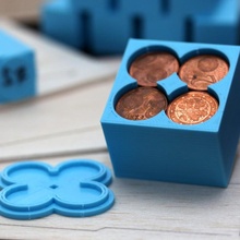 customizable penny weight coin compartment & garden airplane container dollar tools woodworking euro helper coins customizer helping-hands customized secret compartments money box american balance weights balsa plane wood cent nickel pence peso rc 3d print model - Mito3D