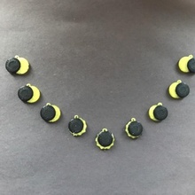 eclisse pendente collana gioielleria natura ciondoli vectary eclissi solare 3d print model - Mito3D