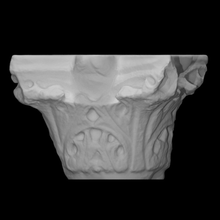 coríntio cibório capital Varredura 3D print model - Mito3D