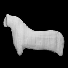 tallado madera caballo escanear animal tamaño completo 3d print model - Mito3D