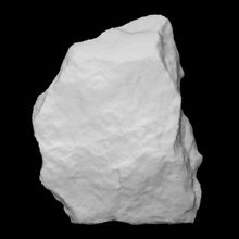 chipped stone tool scan object fragment 3d print model - Mito3D