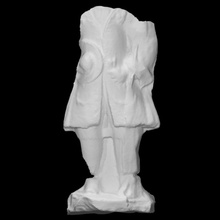 argile figurine homme analyse demi corps 3d print model - Mito3D