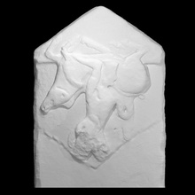 votivo alivio escanear escultura mármol Hércules Atenas pentélico 3d print model - Mito3D