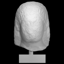 head kouros scan 3d print model - Mito3D